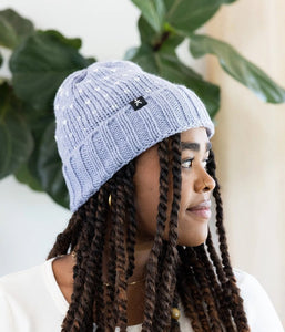 Known Supply 'Adriana' Beanie - Periwinkle