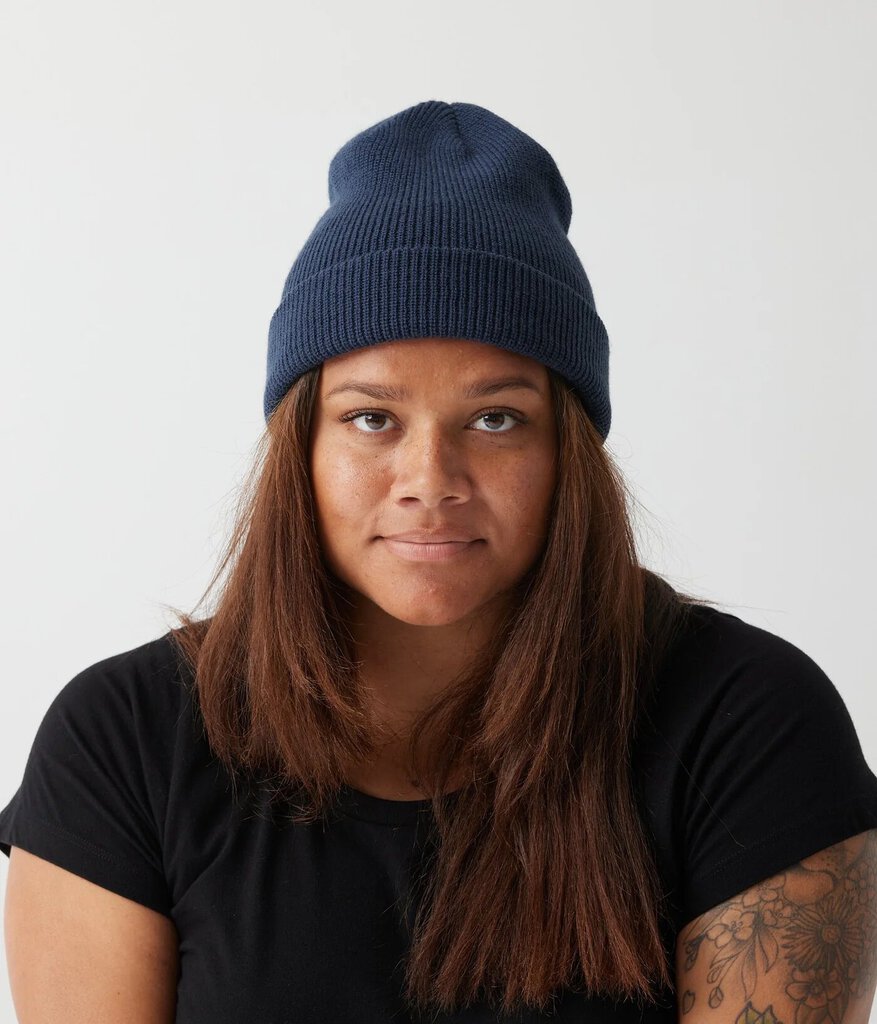 Known Supply Ribbed Knit Beanie - Navy