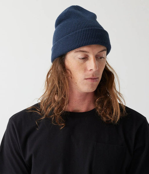 Known Supply Ribbed Knit Beanie - Navy