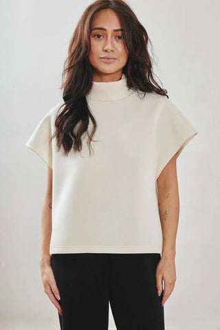 Leze the Label 'Lani' Top - Bone