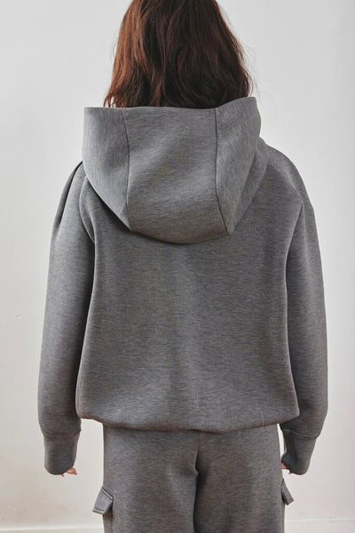 Leze the Label 'Jordyn' Hoodie - Grey