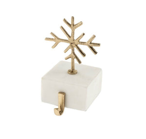 Snowflake Marble Stocking Holder