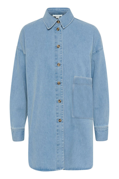 Soaked in Luxury 'Annabeth' Denim Overshirt