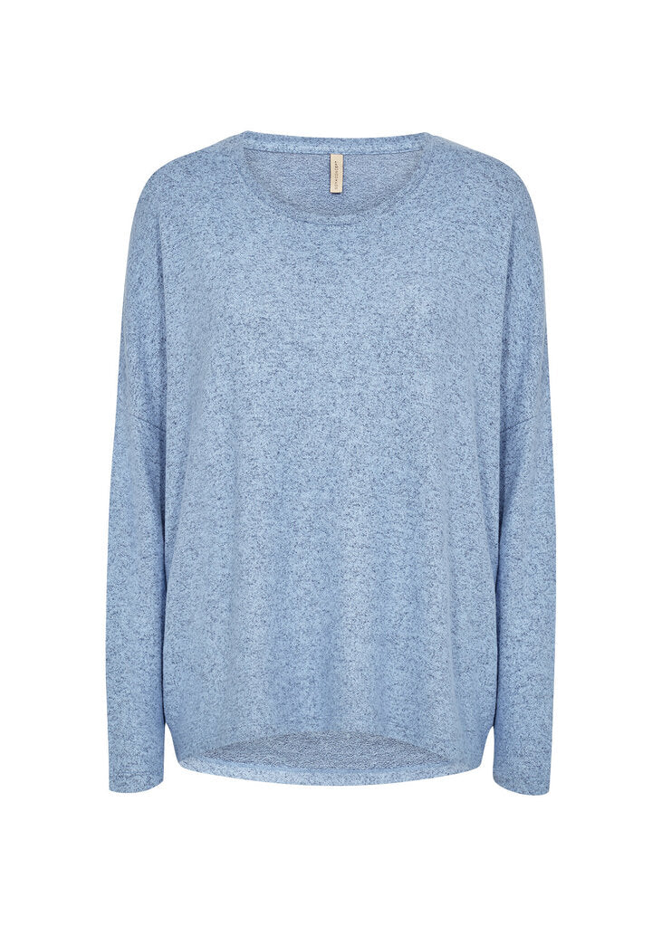 Soyaconcept 'Biara' Long Sleeve Top - Air Blue