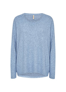 Soyaconcept 'Biara' Long Sleeve Top - Air Blue