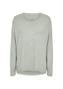 Soyaconcept 'Biara' Long Sleeve Top - Mineral Green