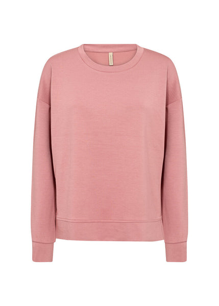 Soyaconcept 'Banu' Sweatshirt with Side Slits - Blush