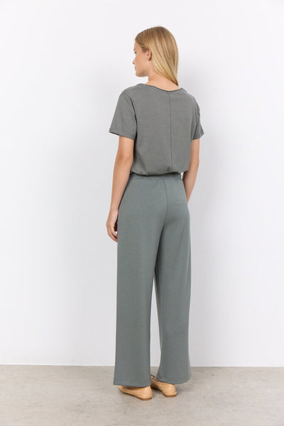 Soyaconcept 'Banu' Wide Leg Pants - Misty Green