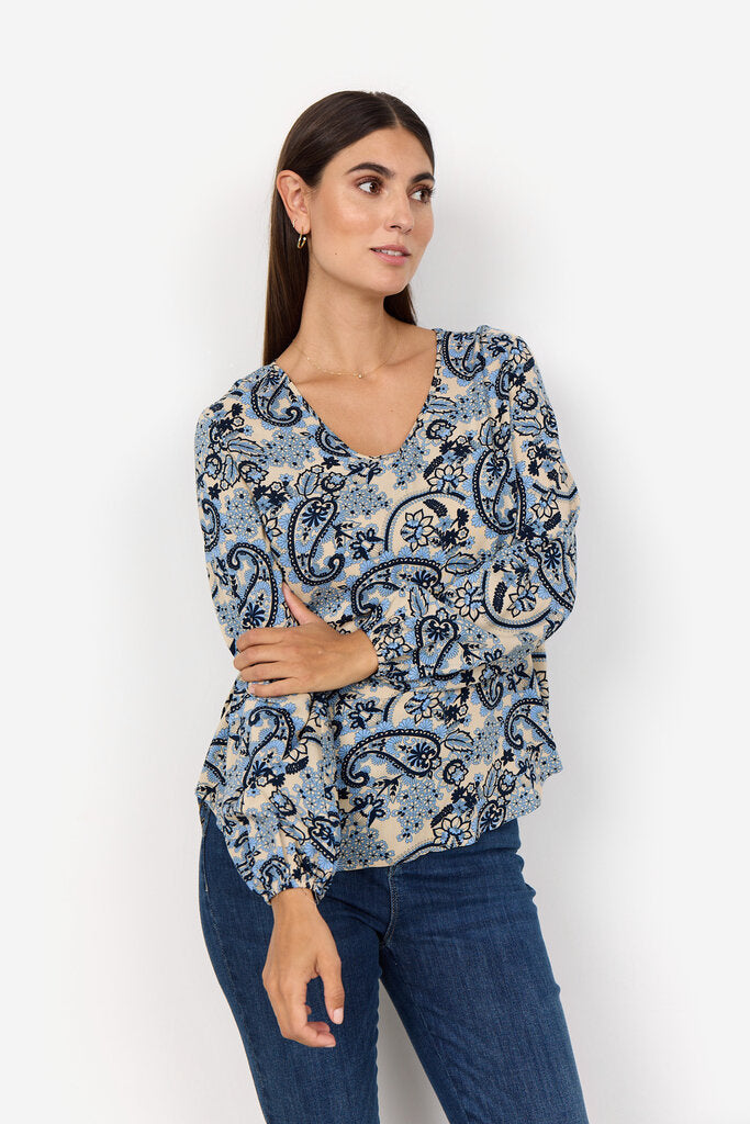 Soyaconcept 'Oceana' Paisley Print Blouse