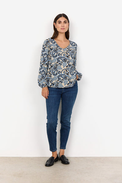 Soyaconcept 'Oceana' Paisley Print Blouse