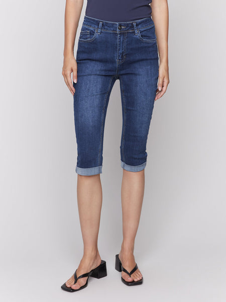 Charlie B Denim Pedal Pusher
