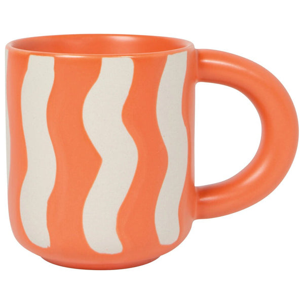 Danica Groovy Mug - Tangerine