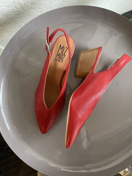 Mix Mooz 'Heidi' Slingback Heel - Red