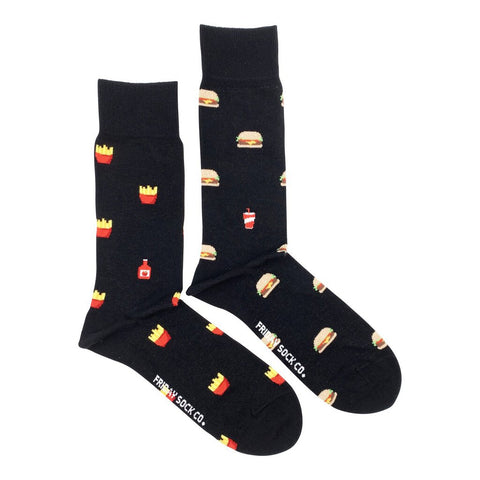 Friday Sock Co. Men's Fries & Burger Socks