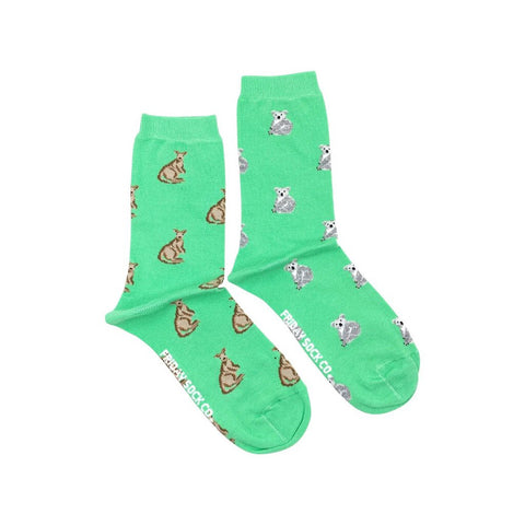 Friday Sock Co. Women's Kangaroo & Koala Socks