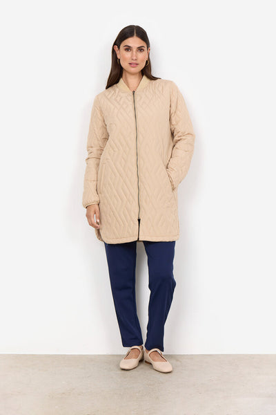 Soyaconept 'Fenya' Quilted Jacket - Sand