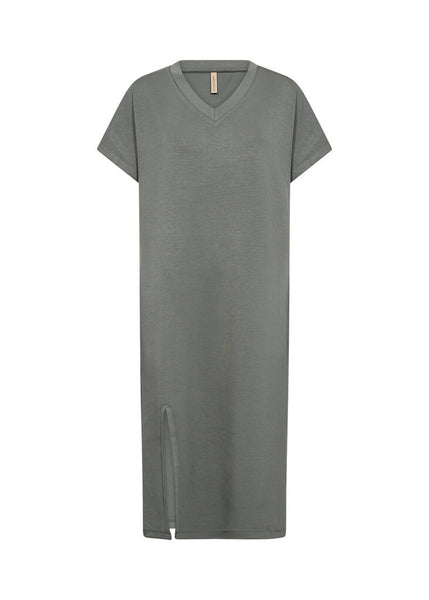 Soyaconcept 'Banu' V-Neck Midi Dress - Misty