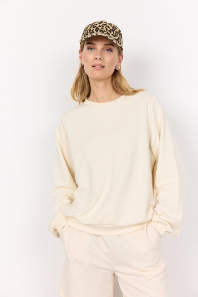 Soyaconcept 'Banu' Yoke Detail Sweatshirt