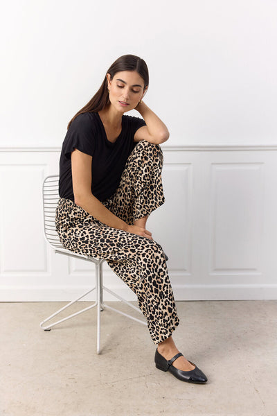 Soyaconcept 'Pietta' Leopard Print Pants