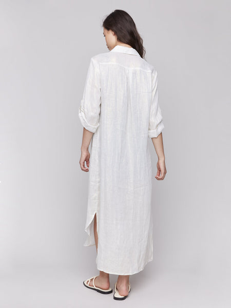 Charlie B Foil Print Duster Dress