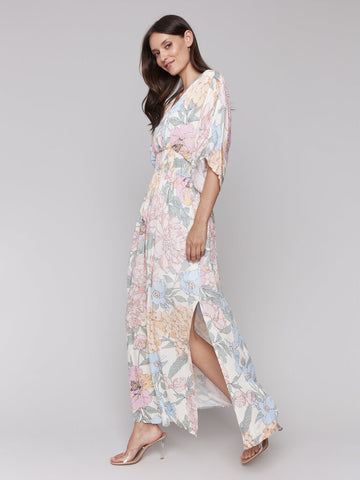 Charlie B Dahlia Print Maxi Dress