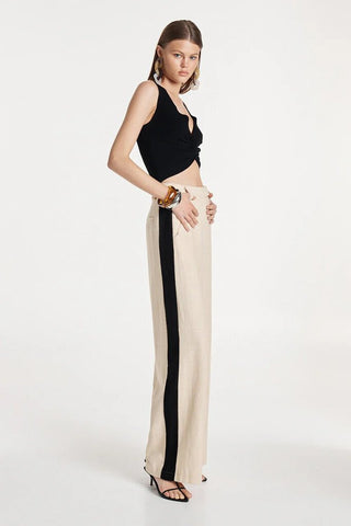 Madison the Label 'Nadene' Contrast Panel Pants
