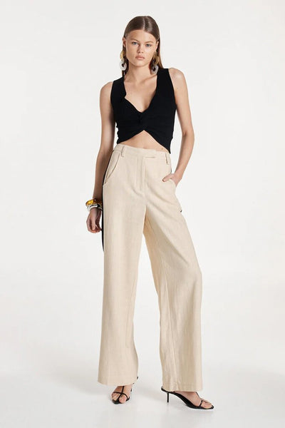 Madison the Label 'Nadene' Contrast Panel Pants