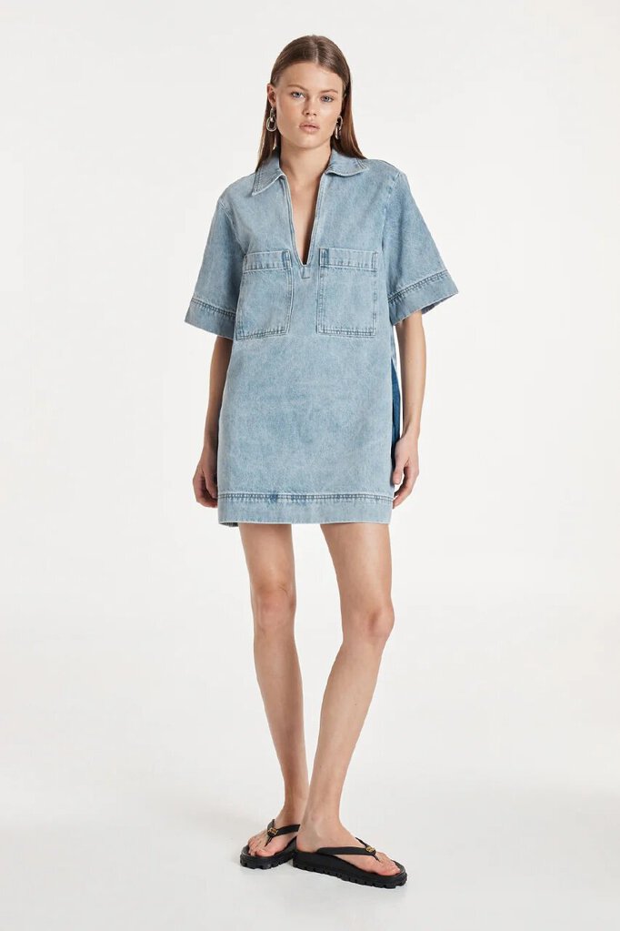 Madison the Label 'Tara' Two-Tone Mini Dress
