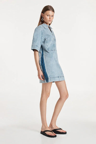 Madison the Label 'Tara' Two-Tone Mini Dress