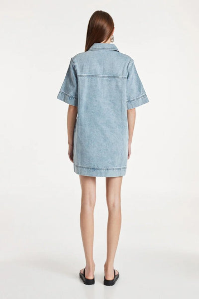 Madison the Label 'Tara' Two-Tone Mini Dress