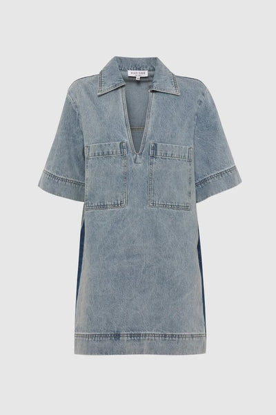 Madison the Label 'Tara' Two-Tone Mini Dress