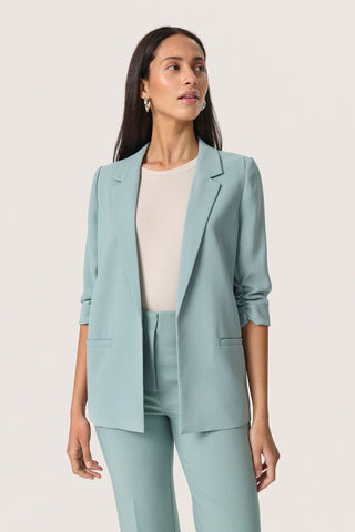 Soaked in Luxury 'Shirley' Blazer - Silver Blue
