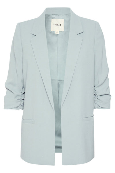 Soaked in Luxury 'Shirley' Blazer - Silver Blue