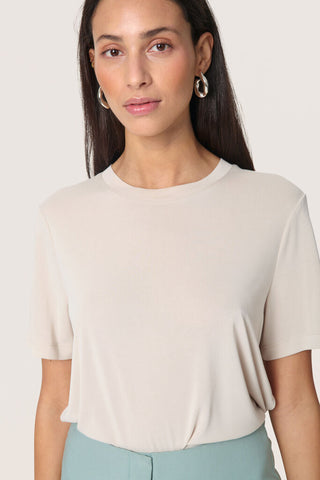Soaked in Luxury 'Columbine' Loose Fit Tee - Ancient Scroll