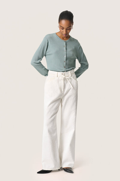 Soaked in Luxury 'Spina' Cardigan - Silver Blue