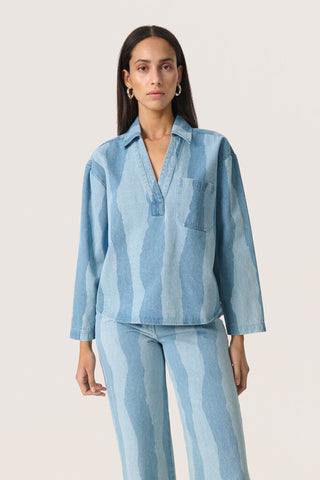 Soaked in Luxury 'Maisa' Denim Shirt