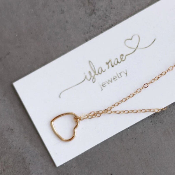 Isla Rae 'Heartfelt' Mini Necklace