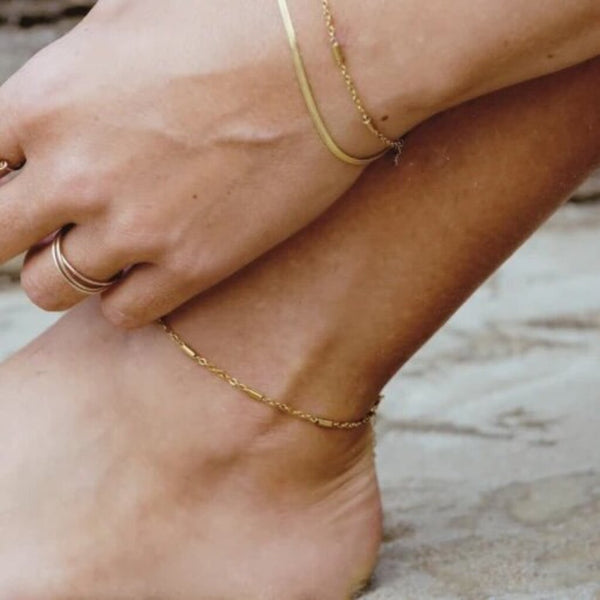 Isla Rae 'Leigh' Link Anklet