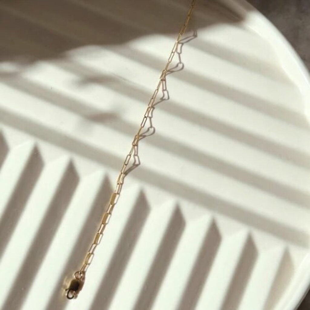 Isla Rae 'Patricia' Paperclip Anklet
