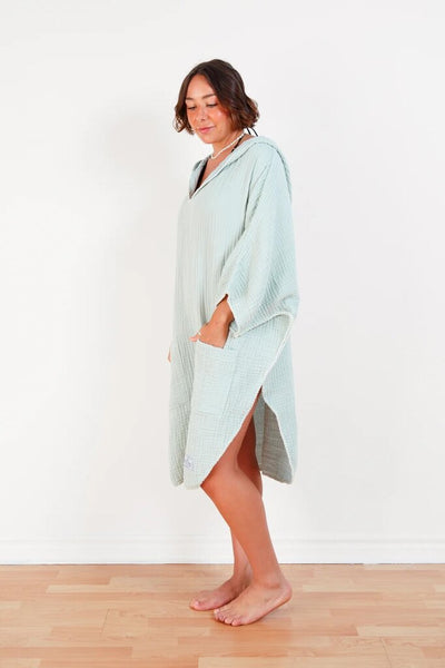 Tofino Towel 'Cocoon' Poncho - Sage
