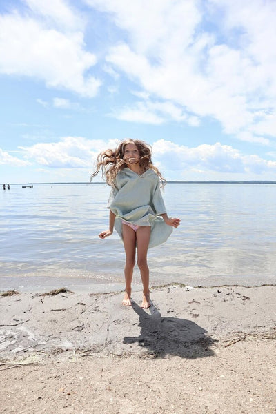 Tofino Towel Kids 'Pebble' Poncho - Sage
