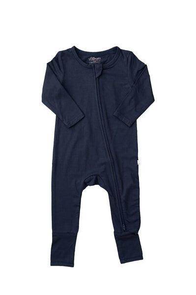 Little Lott Bamboo Romper - Navy