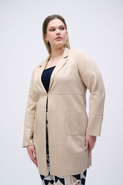 Joseph Ribkoff 251941 Scuba Suede Jacket