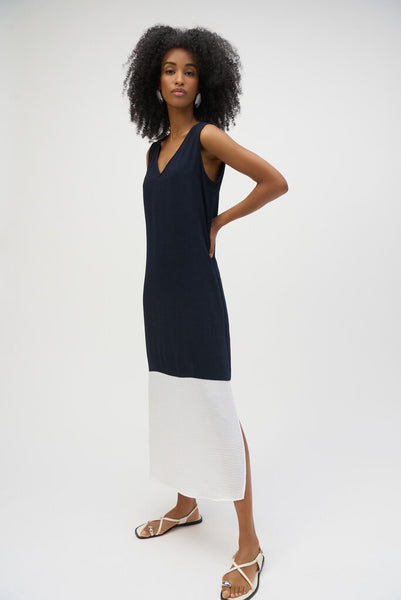 Joseph Ribkoff 252030 Gauze Colour Block Dress