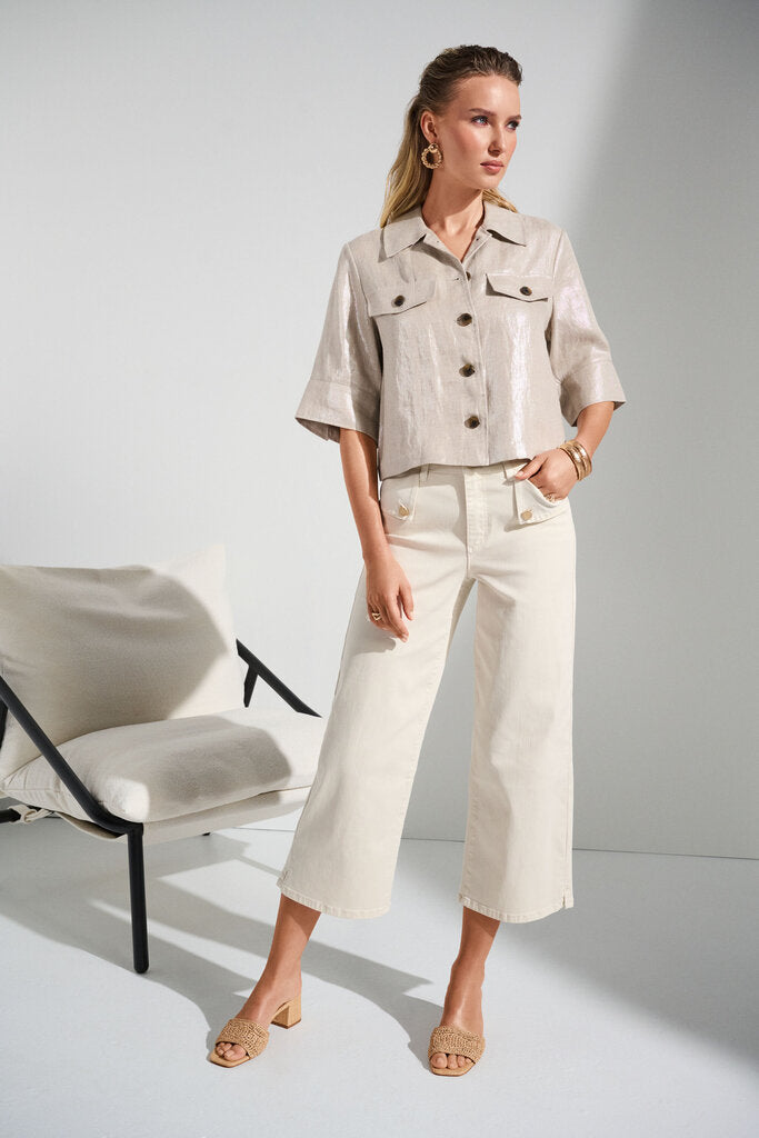 Joseph Ribkoff 252914 Greige Culotte Jeans