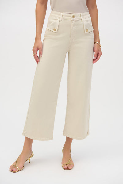 Joseph Ribkoff 252914 Greige Culotte Jeans