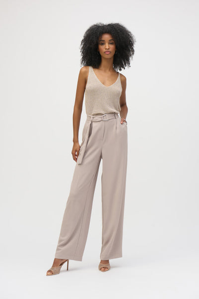 Joseph Ribkoff 252915 Metallic Knit Camisole - Champagne