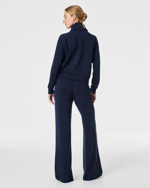 Spanx AirEssentials Half Zip Sweatshirt - Timeless Navy