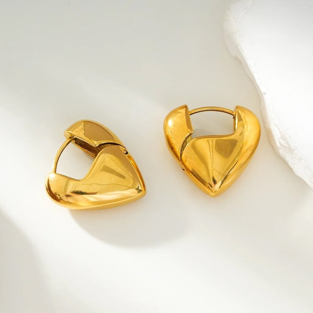 Hackney Nine 'Alperton' Heart Shaped Earrings