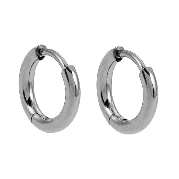 Hackney Nine 'Bianca' Classic Everyday Hoops - Silver